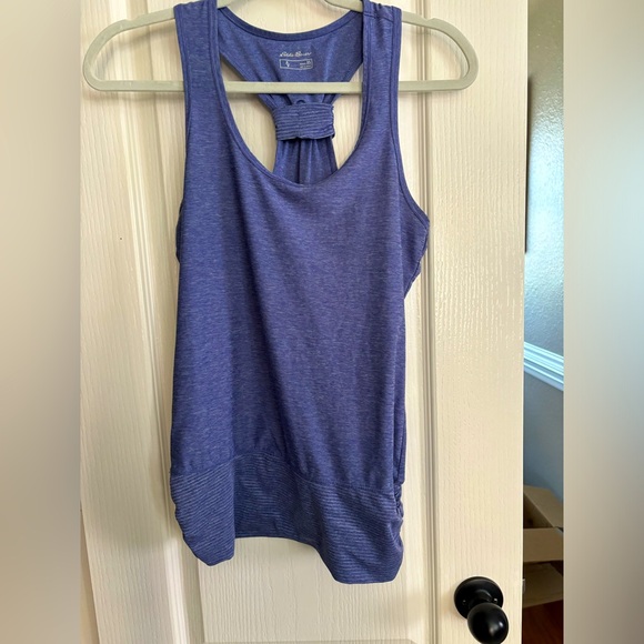 Eddie Bauer racer back workout tank. Rouching on sides. XS. Like new condition.‎ - Picture 1 of 4
